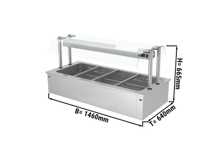 Instalace Bainmarie - 1,5 m - řada D