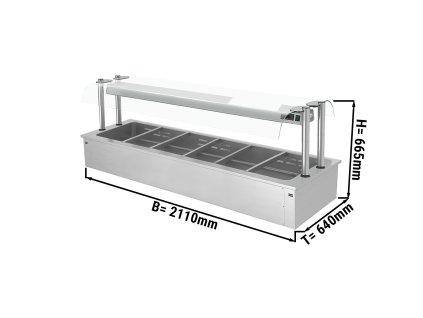 Instalace Bainmarie - 2,1 m - řada D