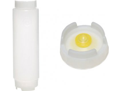 (12 Kusů) Stlačovací lahev se střední membránou - 473 ml