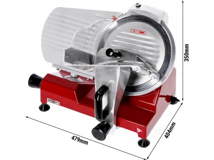 Kráječ - 120 W - čepel: Ø 220 mm - červený