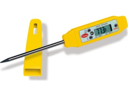 Digital insertion thermometer -  digital - waterproof  - with temperature alarm