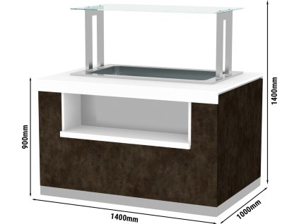 Bainmarie - 1,4 x 1,0 m - 58L