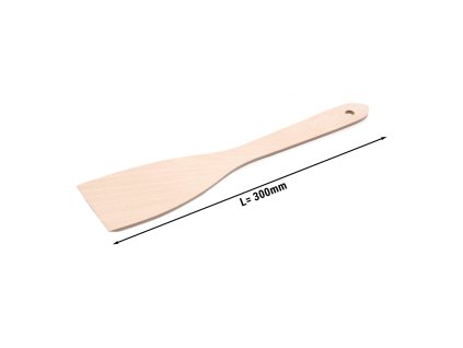 Dřevěná špachtle - Uzavřená - Délka: 30 cm
