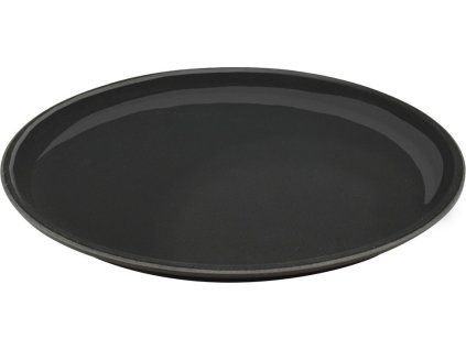 Servírovací tác - Plast (polykarbonát) - Ø 39 cm - Výška: 20 mm - černý