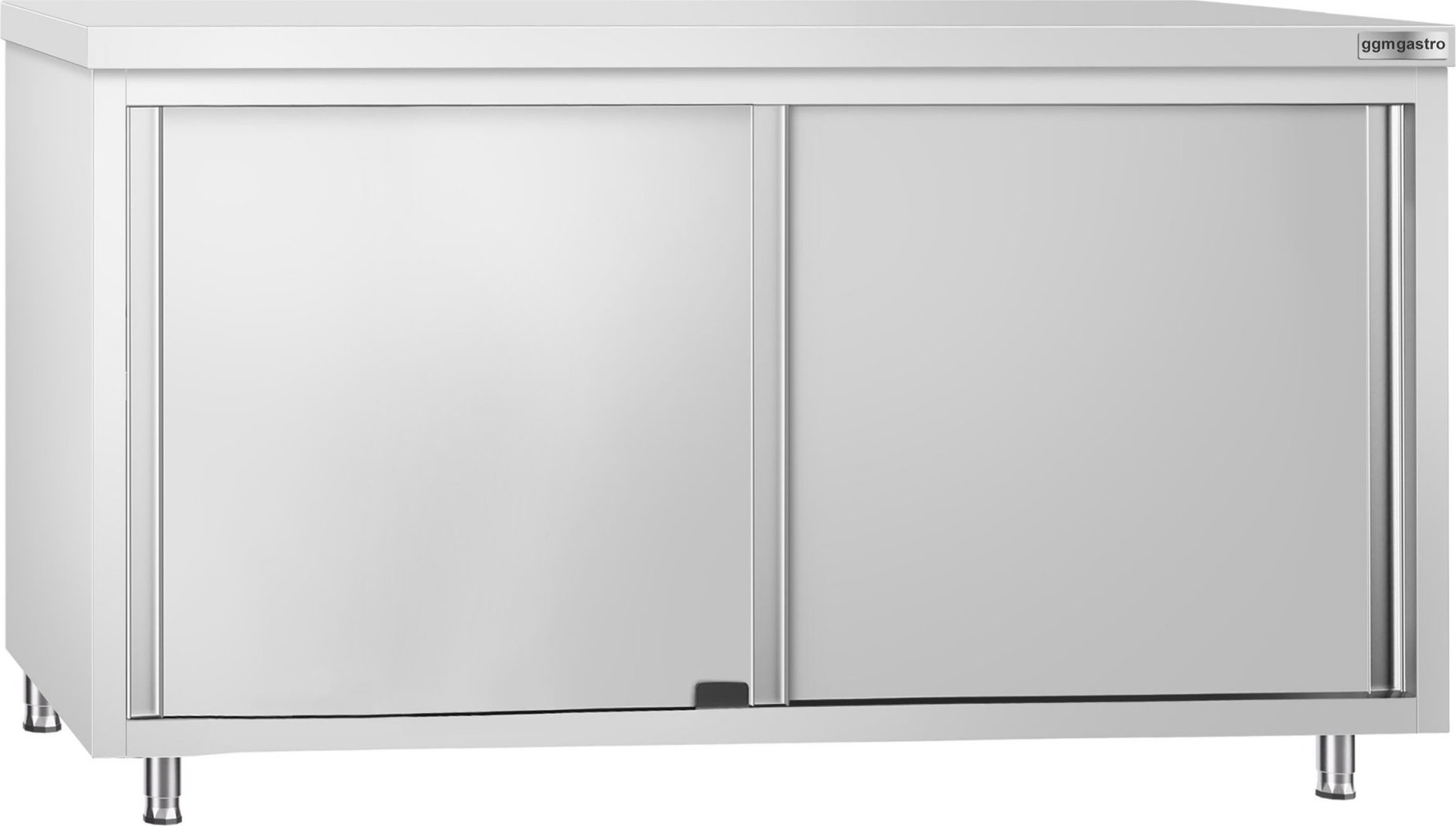 Nerezová pracovní skříňka PREMIUM - 1600x700 mm - průchozí