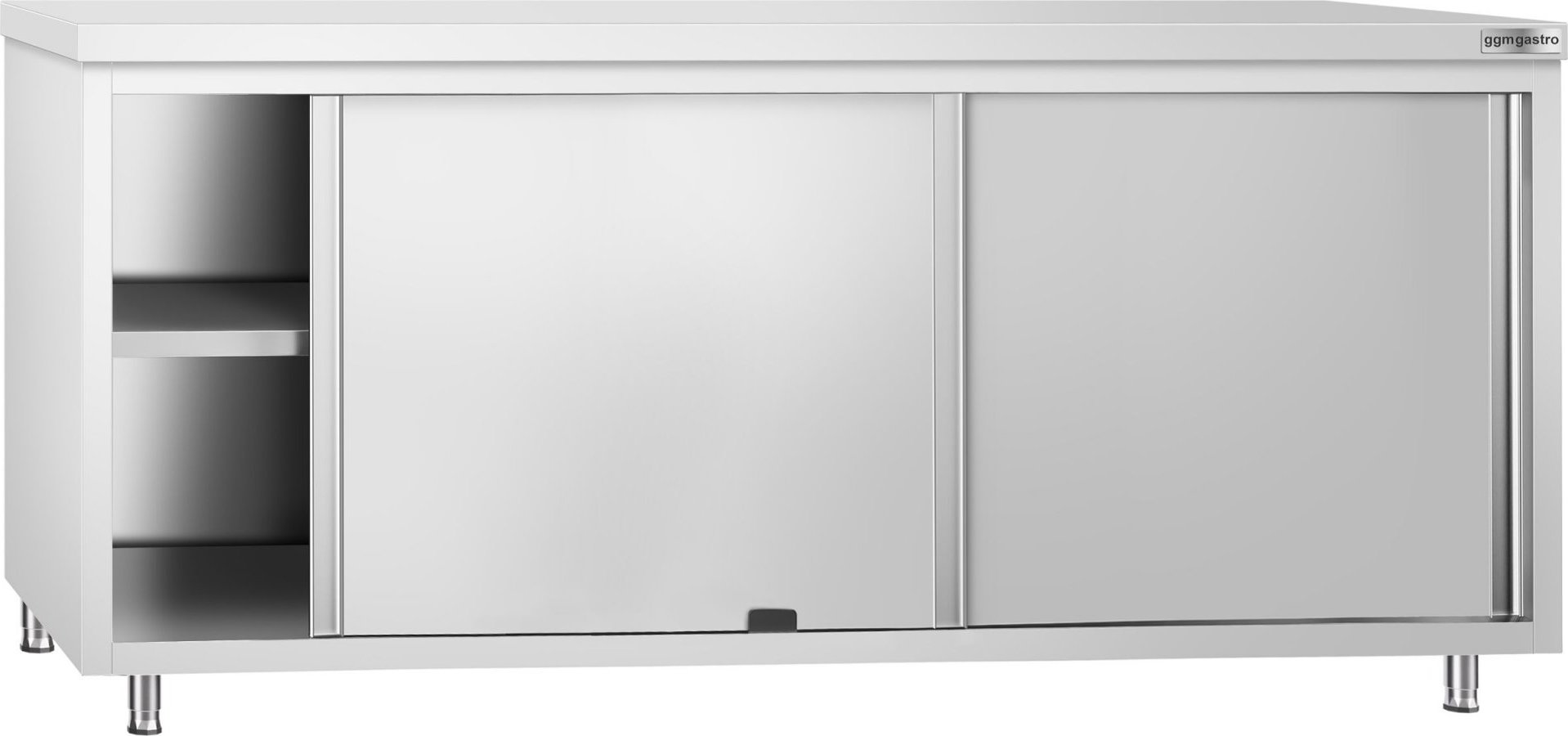 Nerezová pracovní skříňka PREMIUM - 2000x700 mm - průchozí