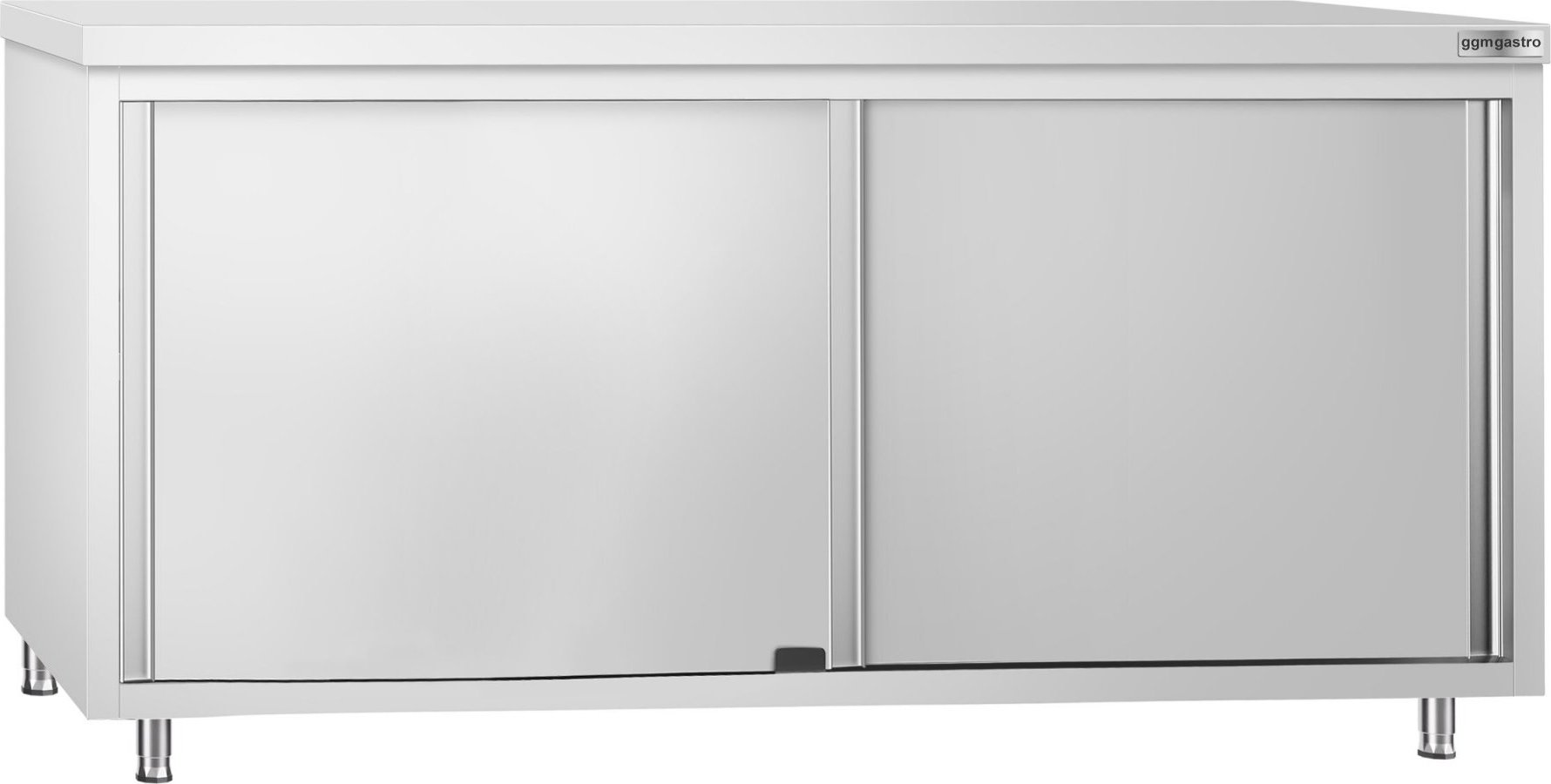 Nerezová pracovní skříňka PREMIUM - 1800x600 mm - průchozí