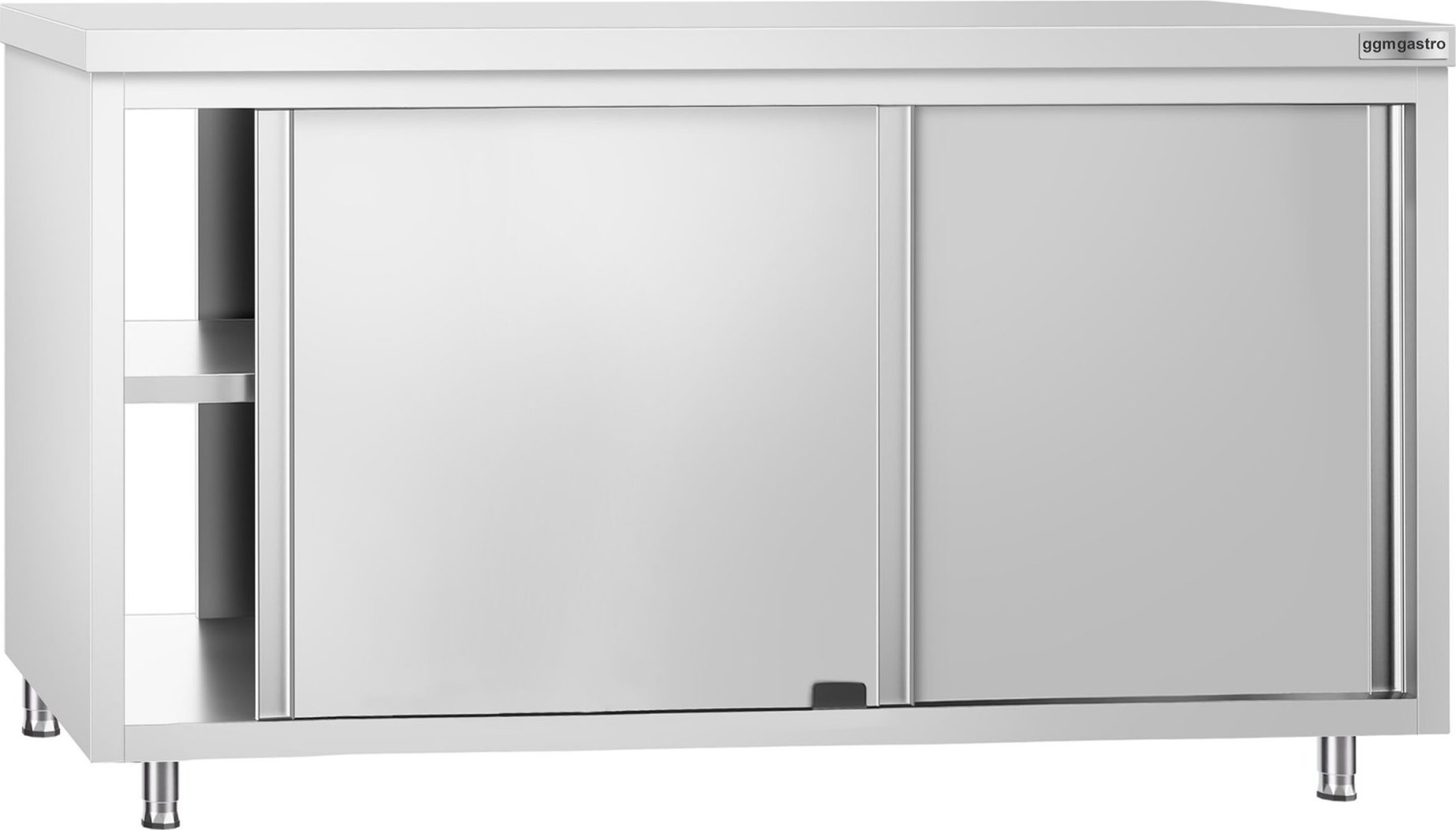 Nerezová pracovní skříňka PREMIUM - 1600x600 mm - průchozí