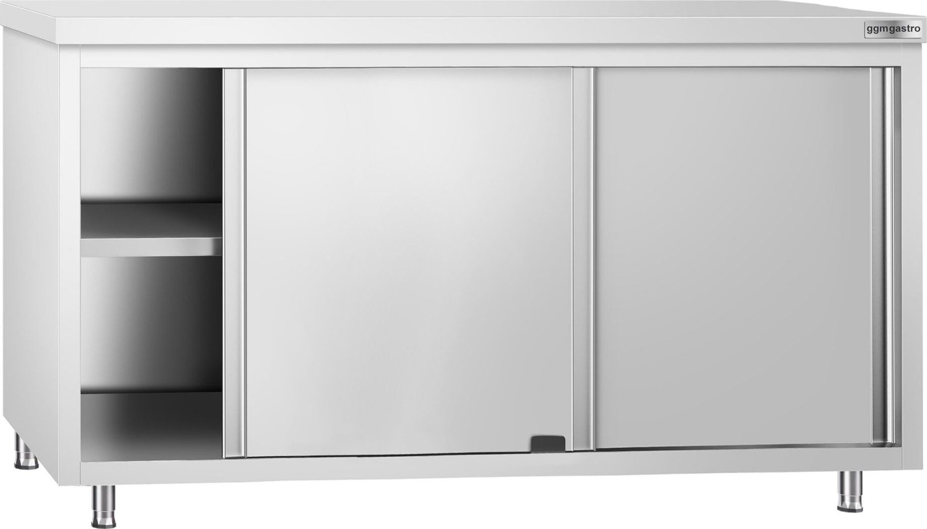 Nerezová pracovní skříňka PREMIUM - 1600x600 mm - průchozí