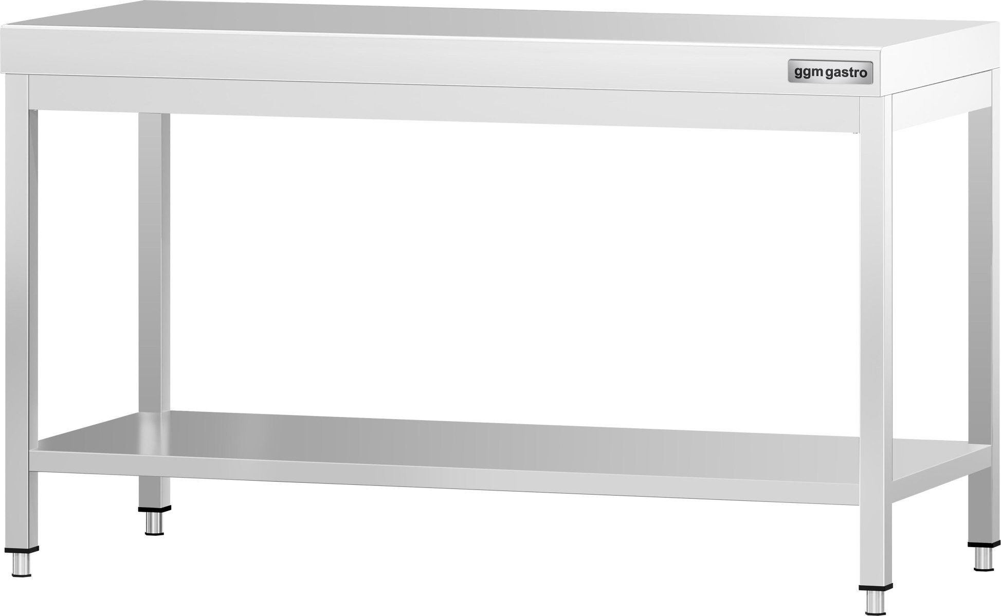 Nerezový pracovní stůl PREMIUM - 1500x800 mm - se spodní policí