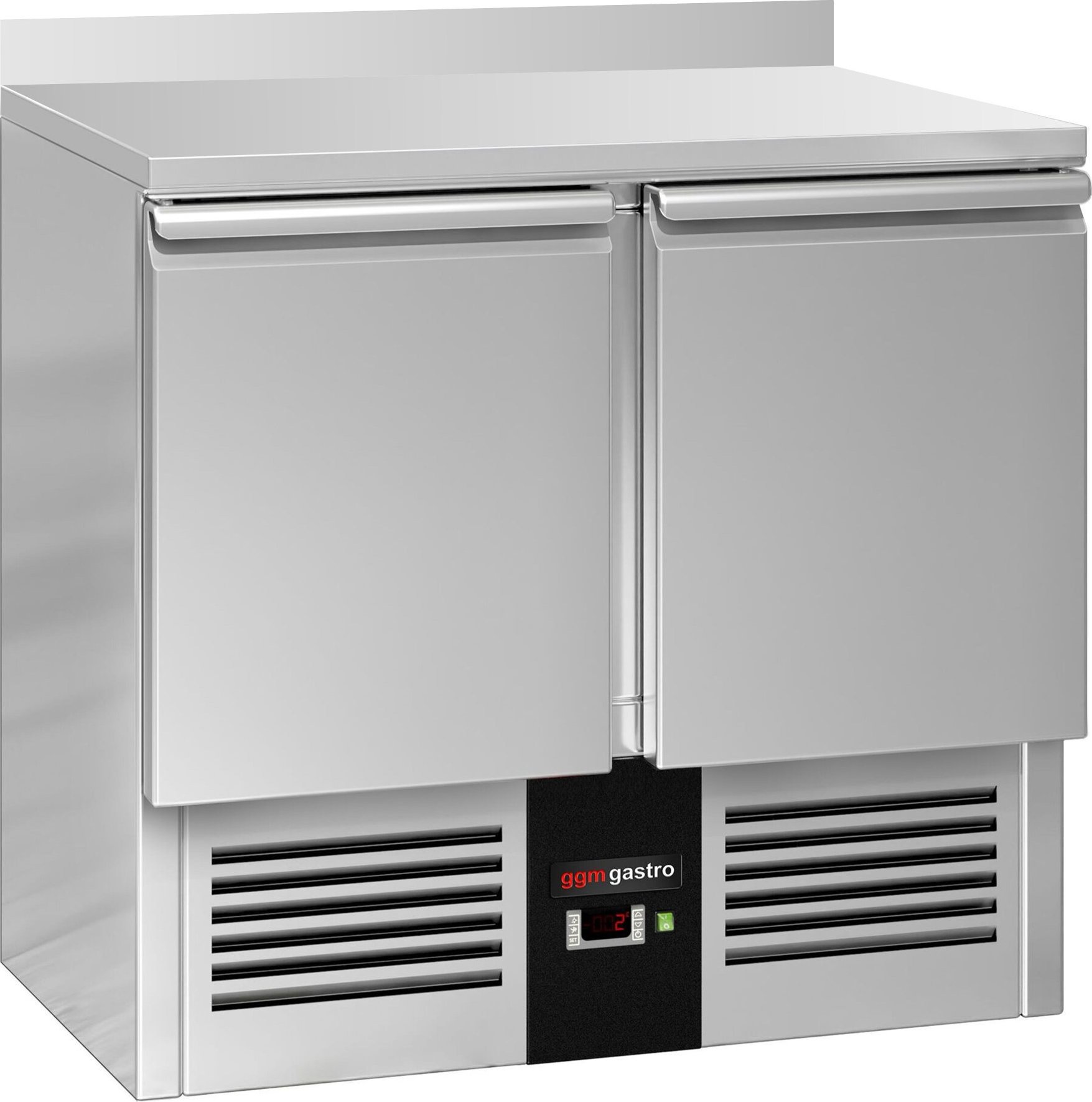 Chladicí stůl PREMIUM - 900x700 mm - se 2 dveřmi - zadní lištou