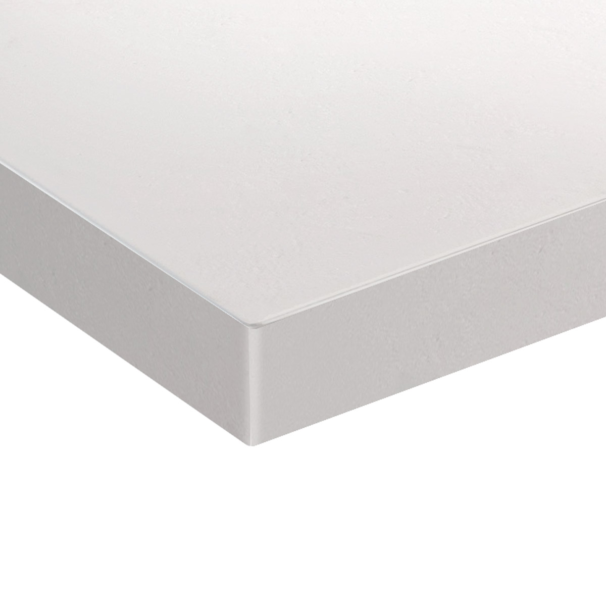 Krájecí deska pro řeznický stůl - 1500x800 mm - Tloušťka: 40 mm - HACCP vyhovuje - PE 500 (HDPE) - bílá - se 4 zátkami - vhodné do myčky