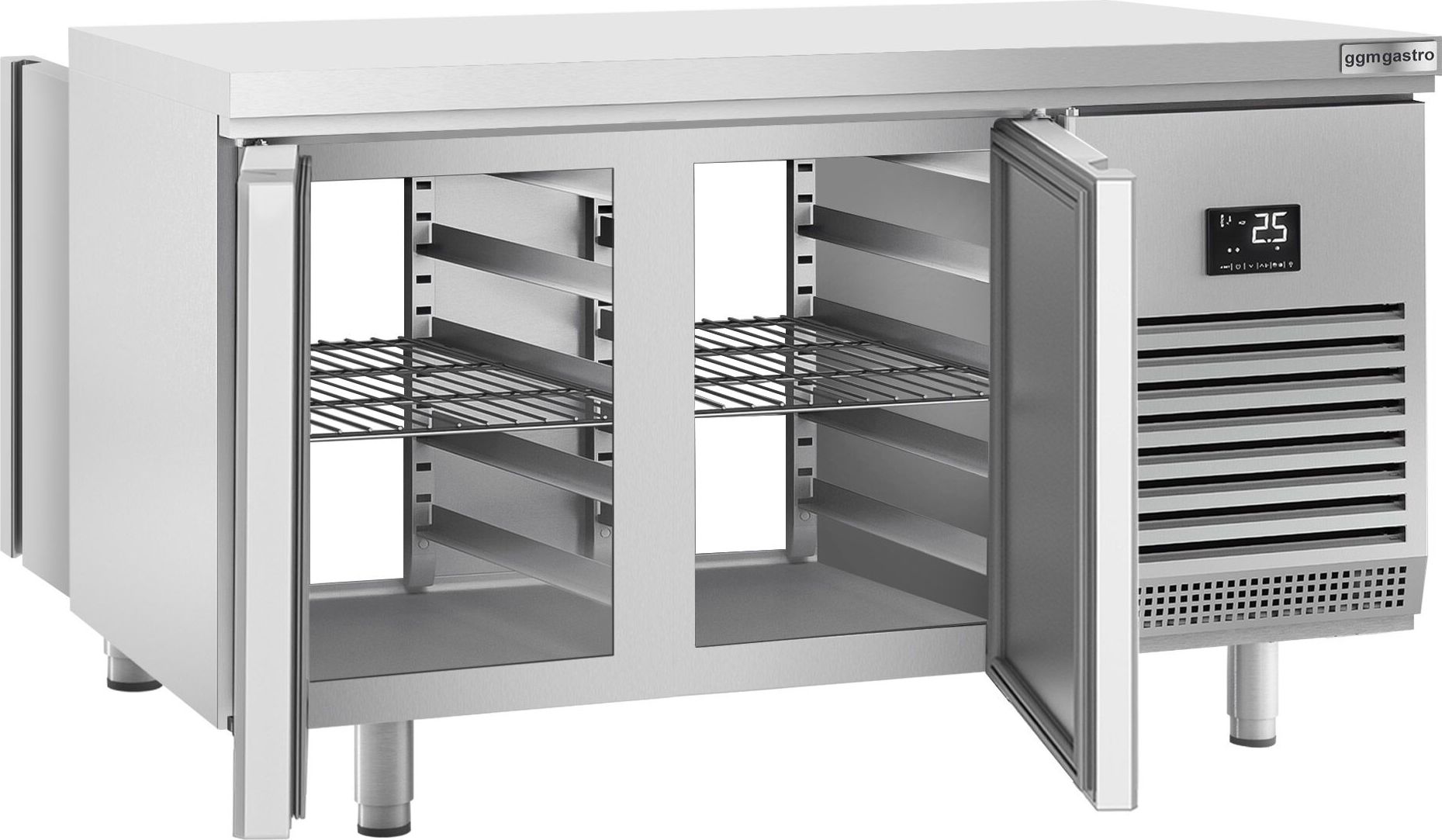 Pekárenský chladicí stůl PREMIUM PLUS - 1618x800 mm - s průchodkou