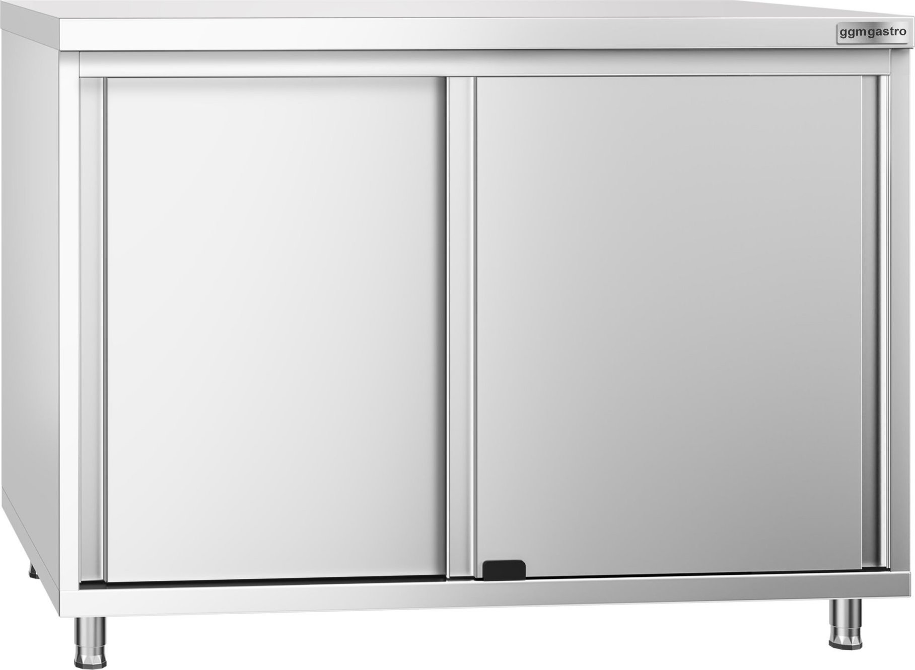 Nerezová pracovní skříňka PREMIUM - 1000x800 mm - s posuvnými dveřmi