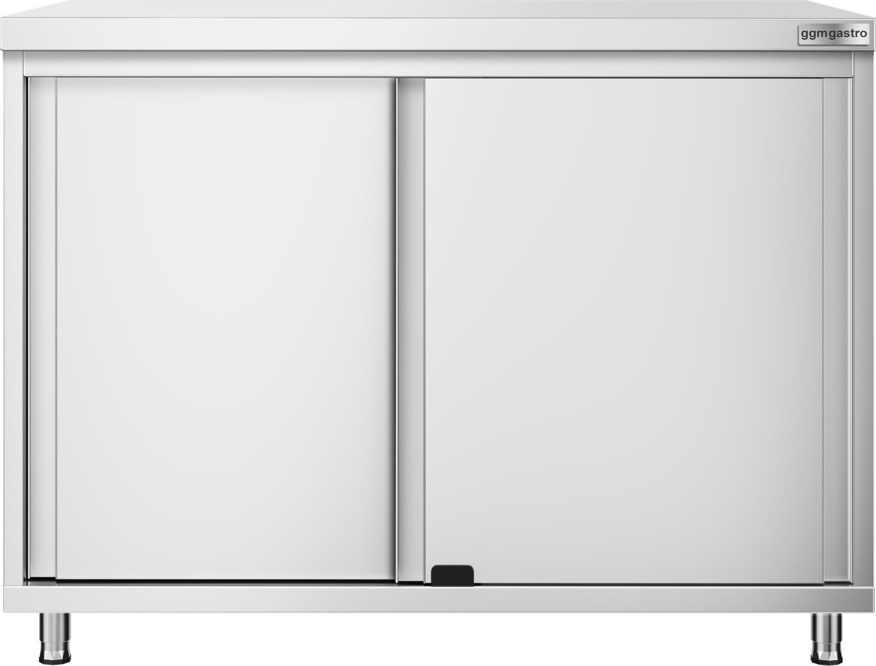 Nerezová pracovní skříňka PREMIUM - 1000x800 mm - s posuvnými dveřmi