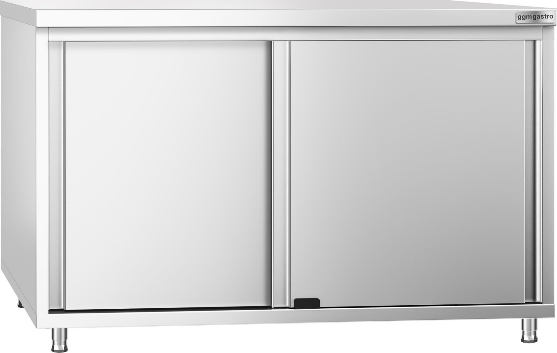 Nerezová pracovní skříňka PREMIUM - 1200x800 mm - S posuvnými dveřmi
