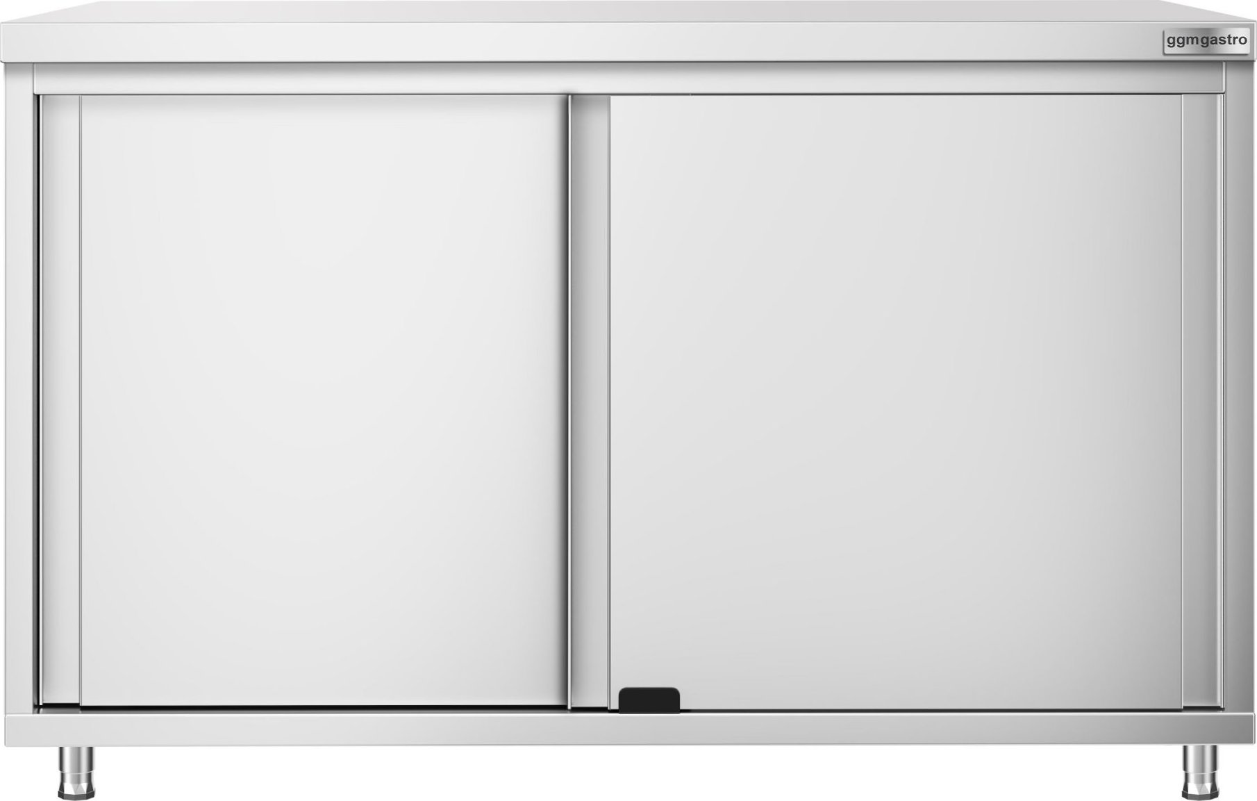 Nerezová pracovní skříňka PREMIUM - 1200x800 mm - S posuvnými dveřmi