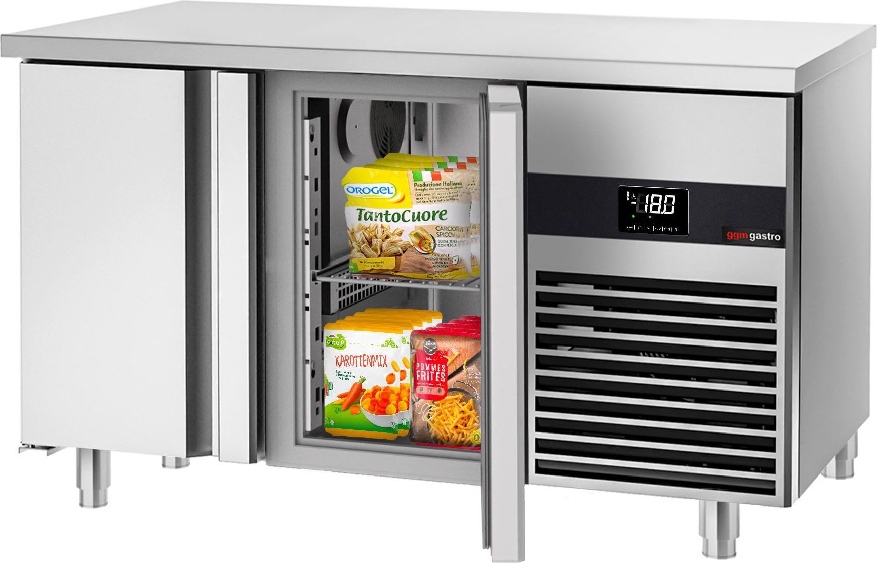 Mrazák PREMIUM - 1400x700x870 mm - se 2 dveřmi
