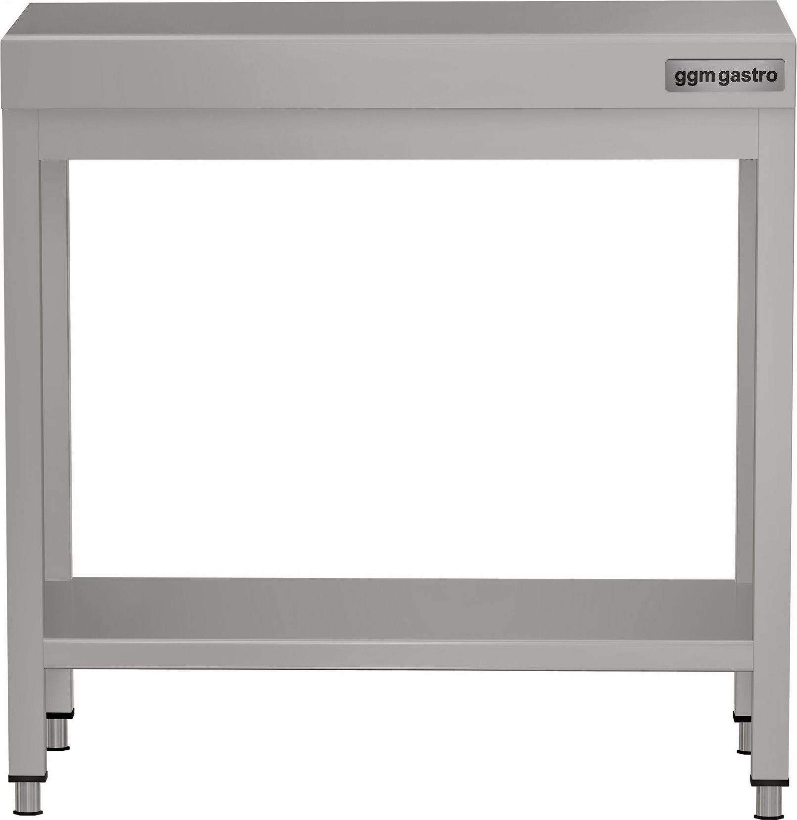 Nerezový pracovní stůl ECO - 600x600 mm - se spodní policí