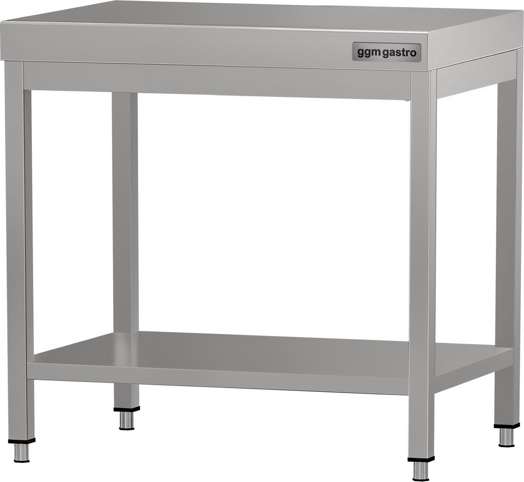 Nerezový pracovní stůl ECO - 600x600 mm - se spodní policí