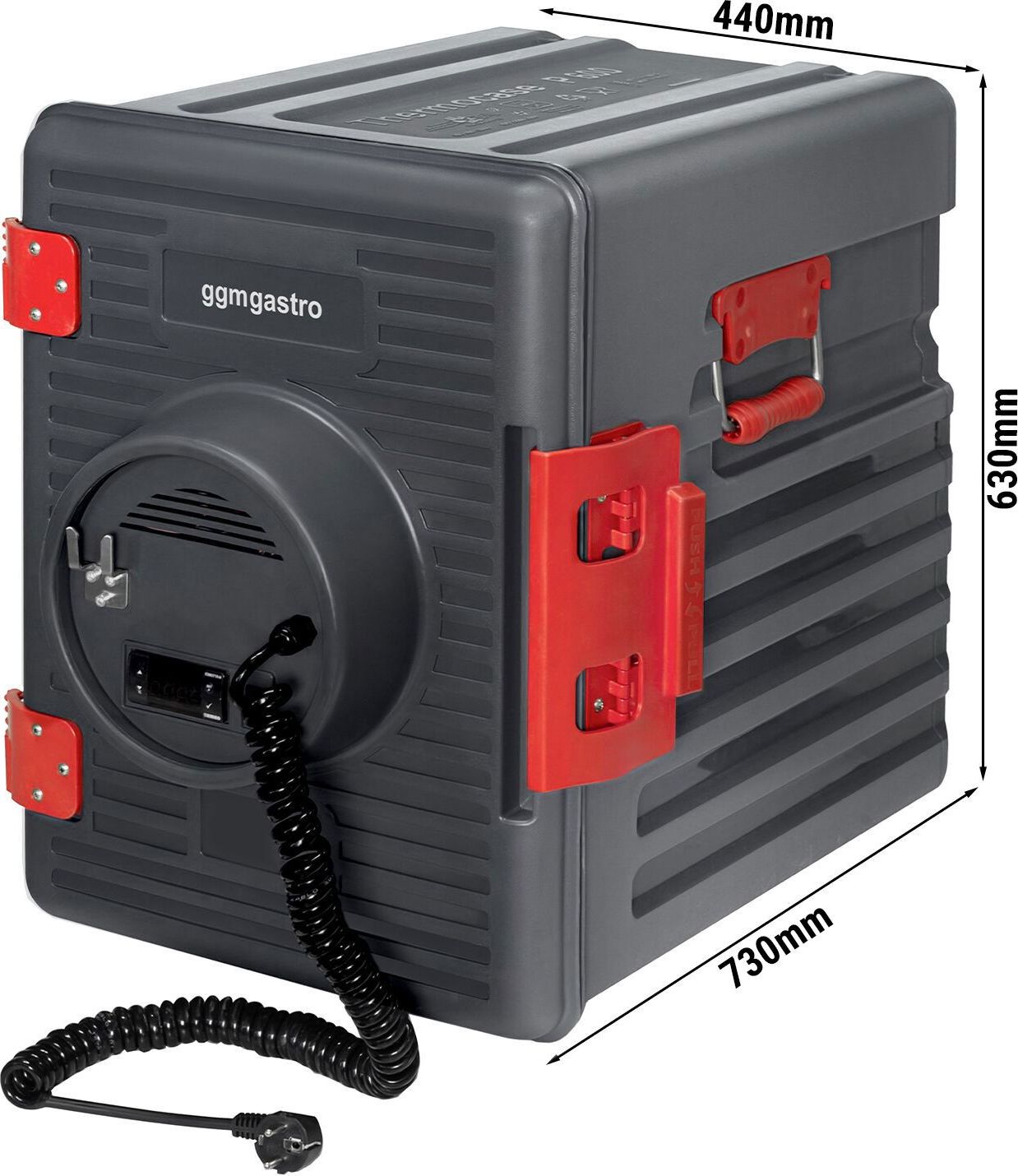 Termobox - přední plnění - 63 L - digitální - pro 12x GN 1/1