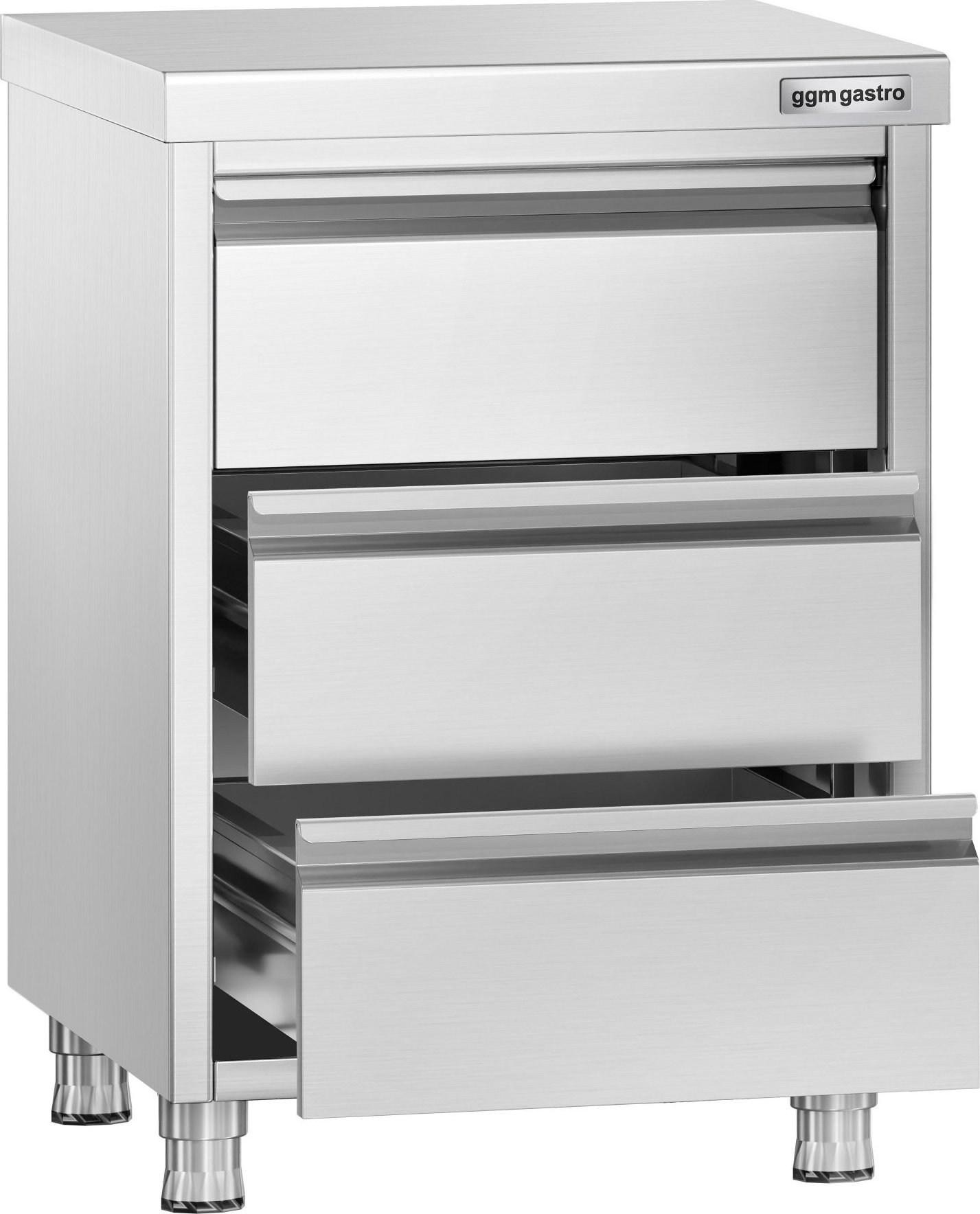 Zásuvková skříň PREMIUM - 3 zásuvky - 500 x 600 mm