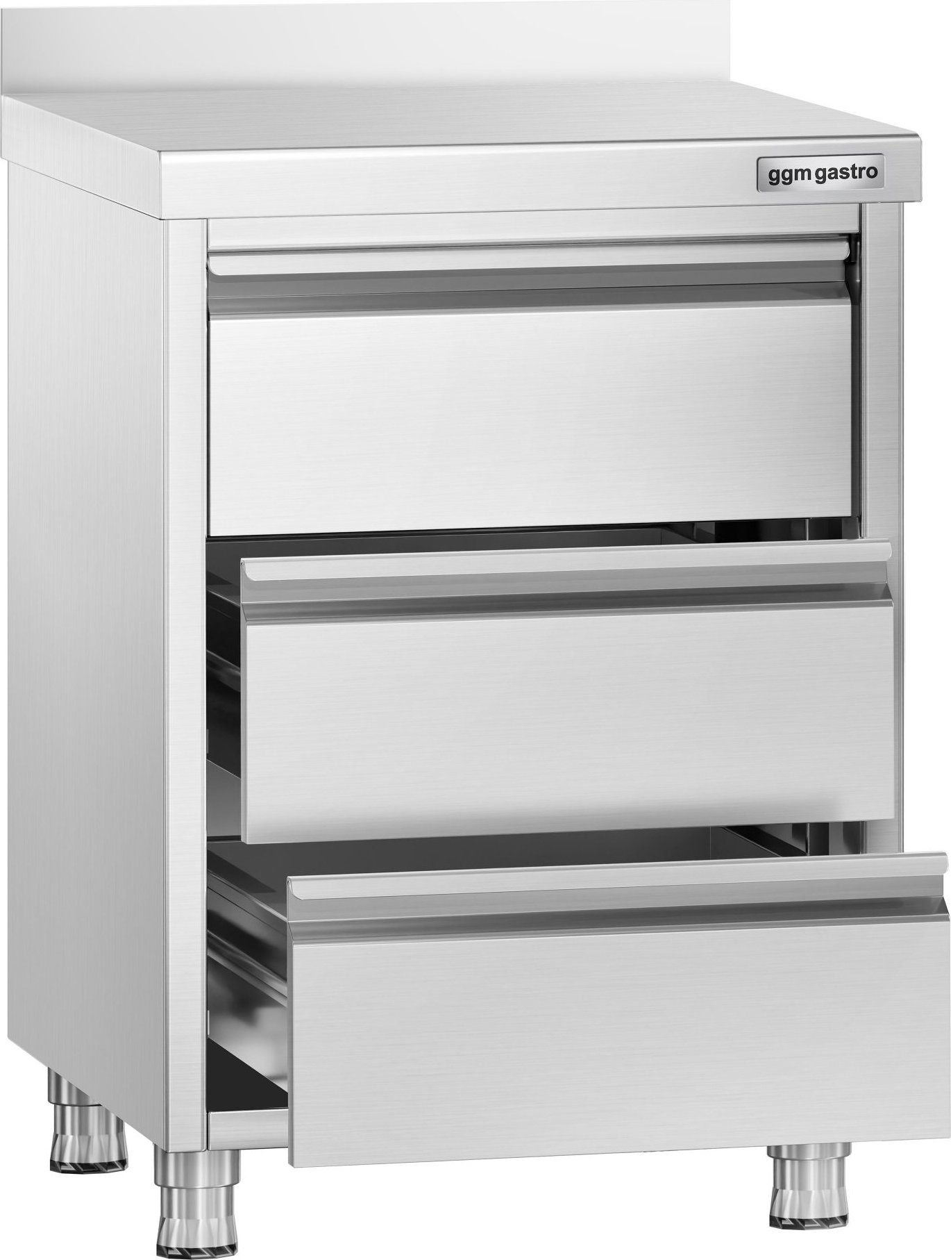Zásuvková skříň PREMIUM - 3 zásuvky - 500 x 600 mm