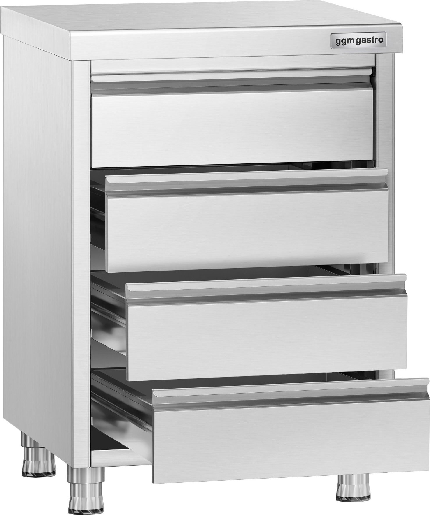 Zásuvková skříň PREMIUM - 4 zásuvky - 500 x 600 mm