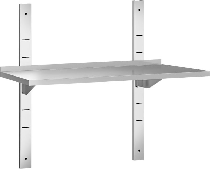Nerezové nástěnné police PREMIUM - 1000x300 mm - s 1 policí
