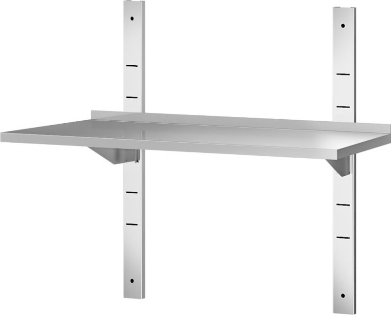 Nerezové nástěnné police PREMIUM - 1000x300 mm - s 1 policí