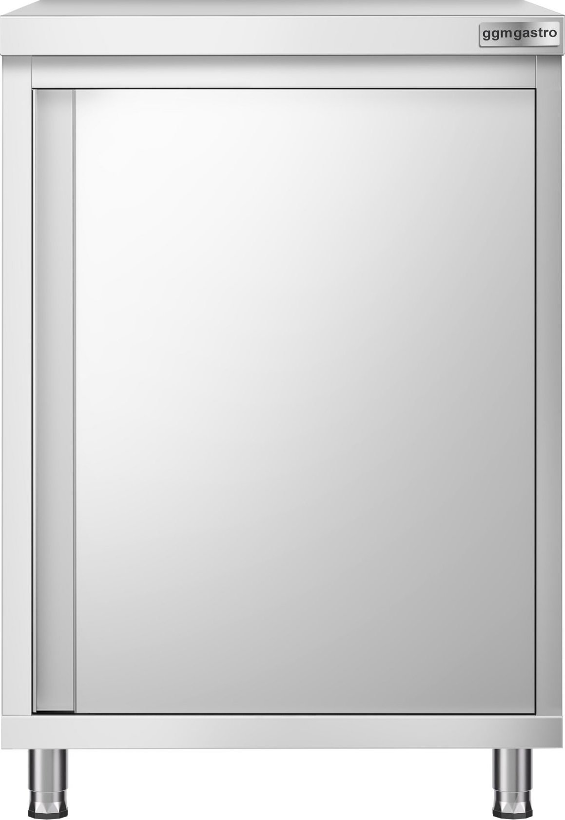 Nerezová pracovní skříňka PREMIUM - 600x600 mm - se 1 křídlovými dveřmi