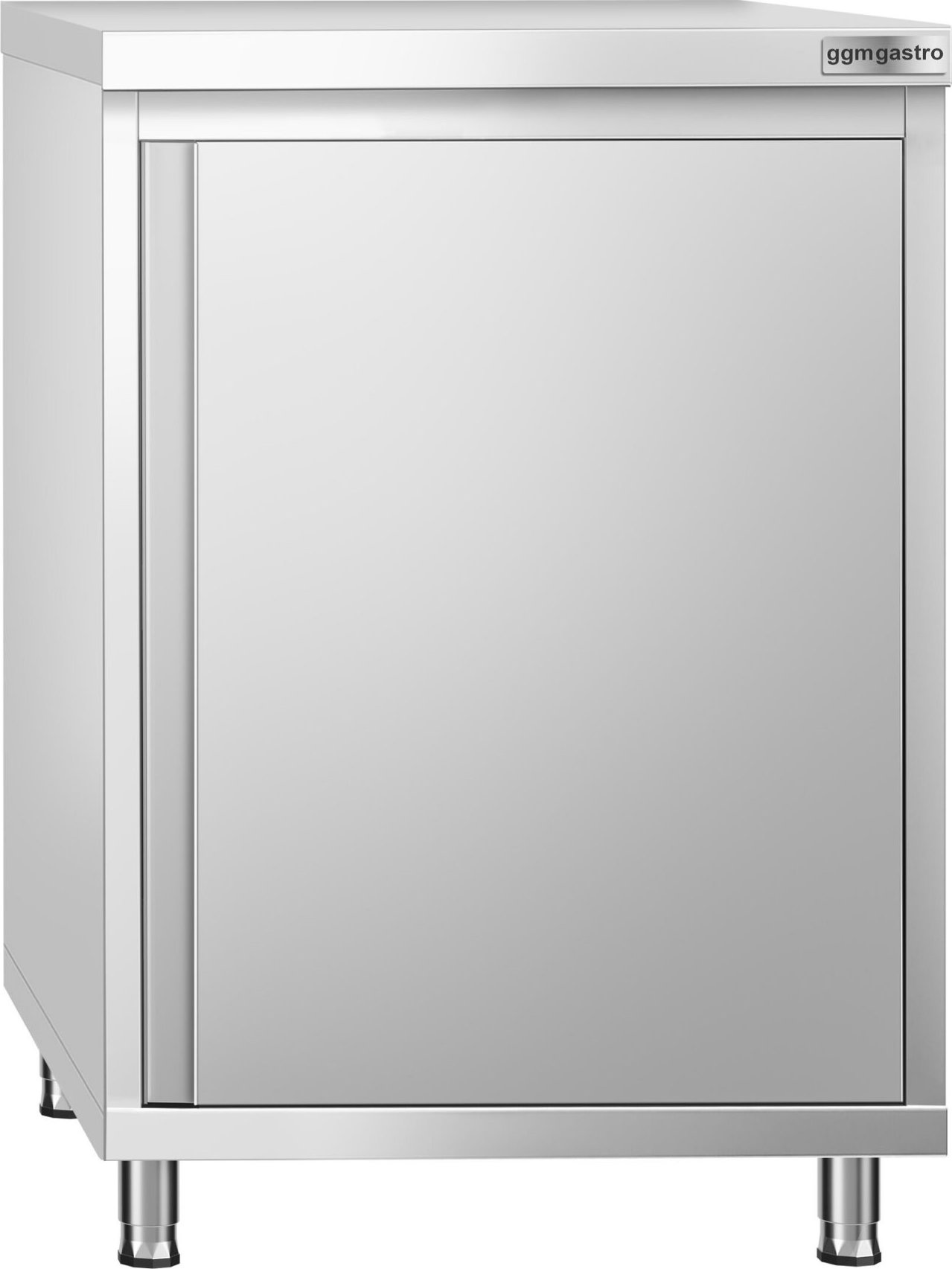 Nerezová pracovní skříňka PREMIUM - 600x700 mm - se 1 křídlovými dveřmi