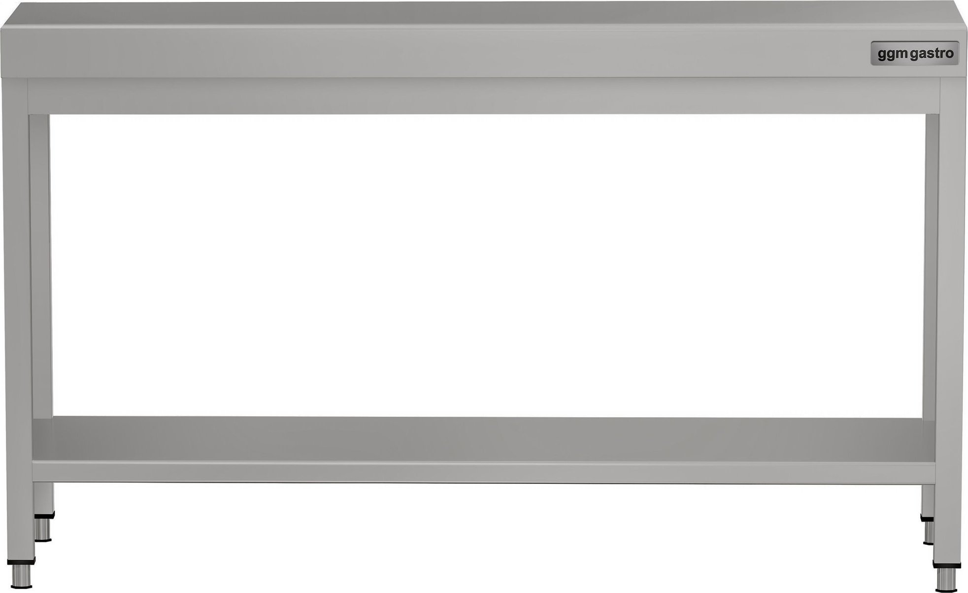 Nerezový pracovní stůl ECO - 1600x700 mm - Se spodní policí