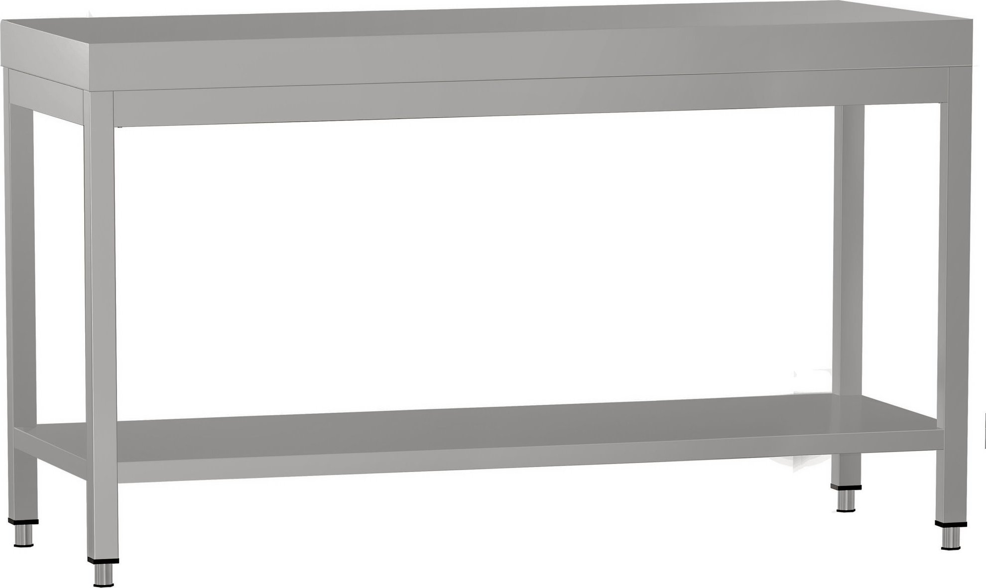 Nerezový pracovní stůl ECO - 1800x700 mm - Se spodní policí