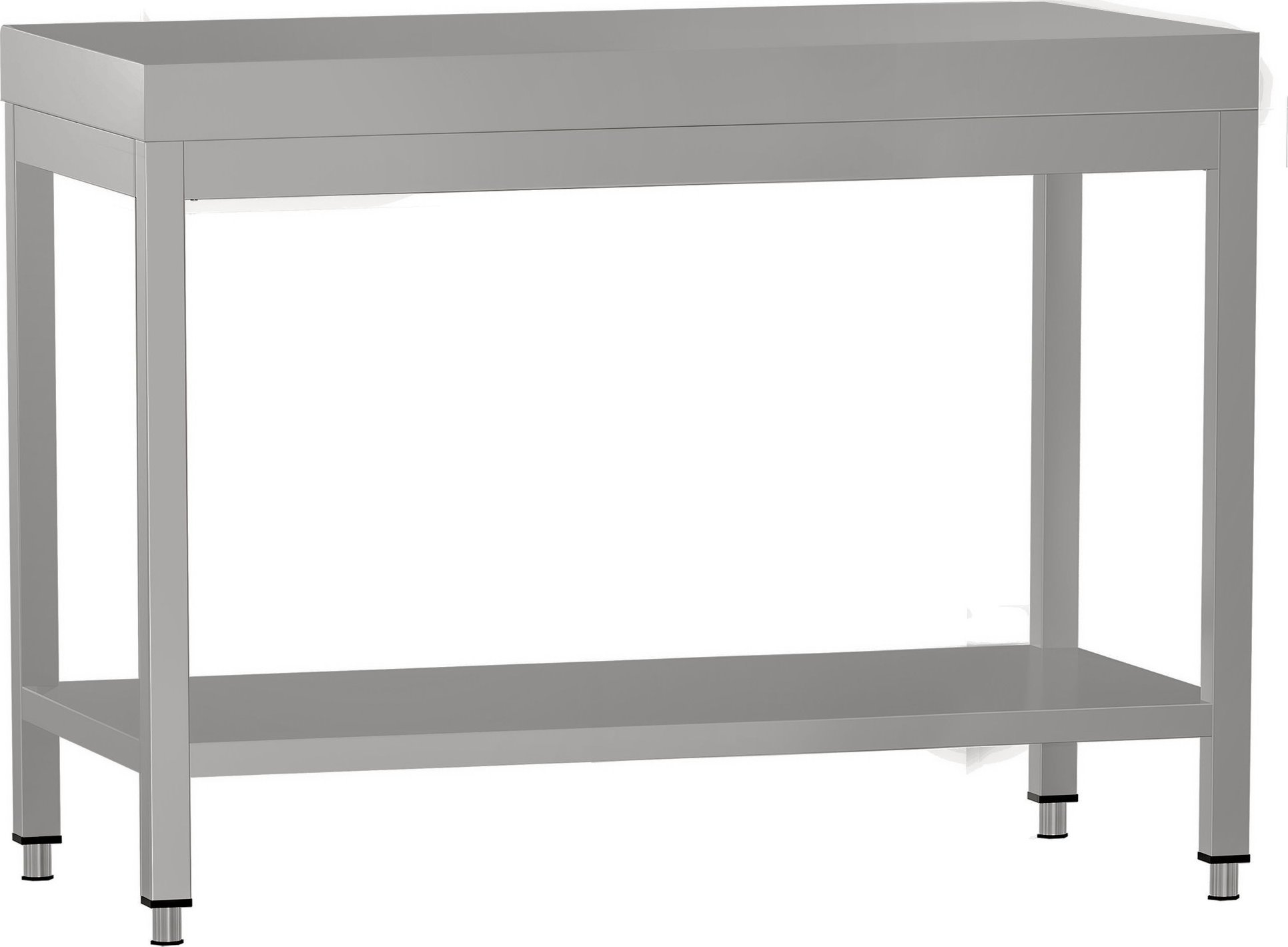 Nerezový pracovní stůl ECO - 800x600 mm - se spodní policí