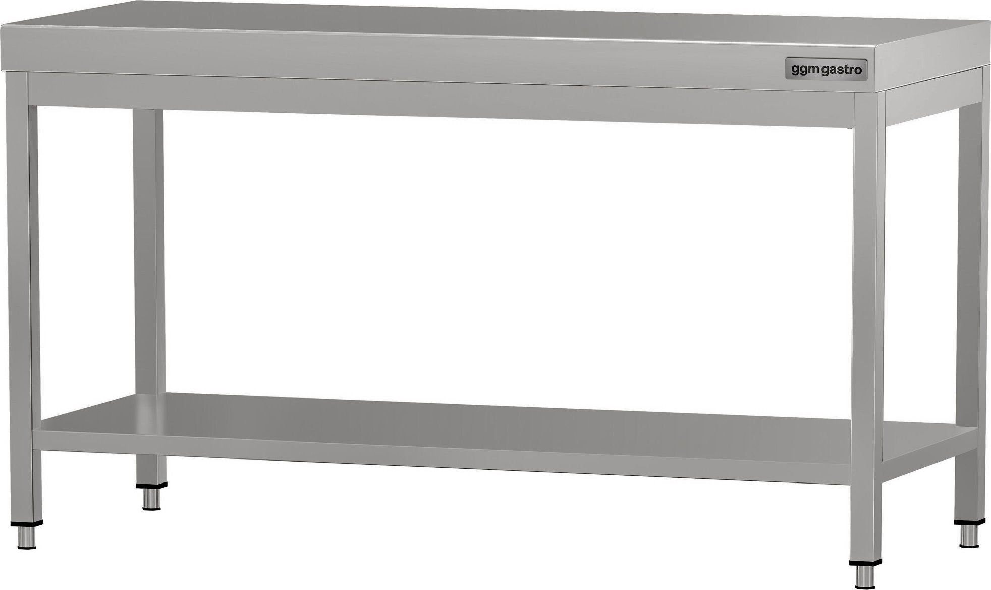 Nerezový pracovní stůl ECO - 1600x600 mm - se spodní policí