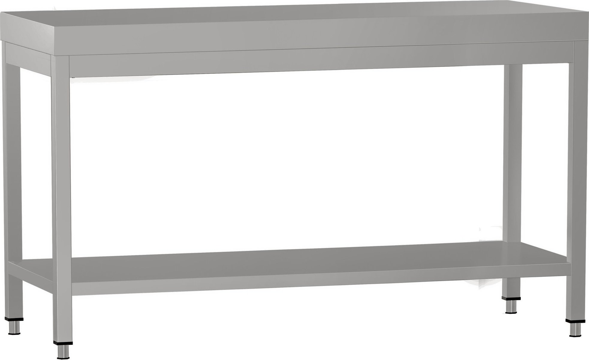 Nerezový pracovní stůl ECO - 1600x600 mm - se spodní policí