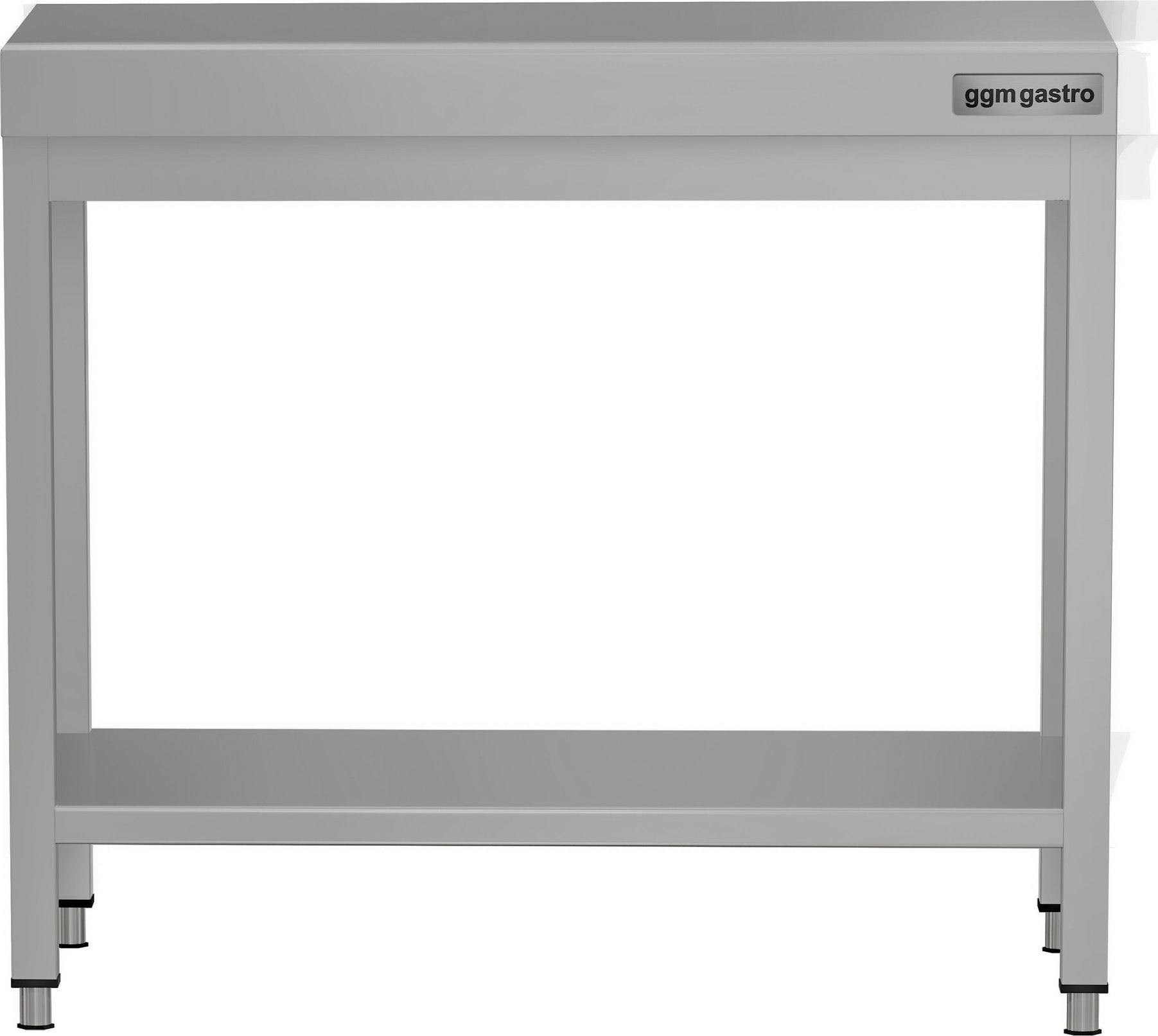 Nerezový pracovní stůl ECO - 700x700 mm - se spodní policí
