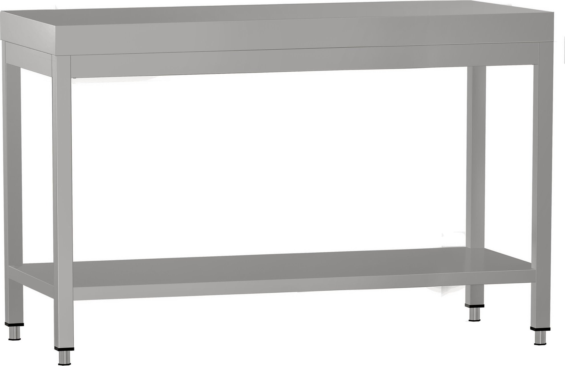 Nerezový pracovní stůl ECO - 1200x700 mm - se spodní policí