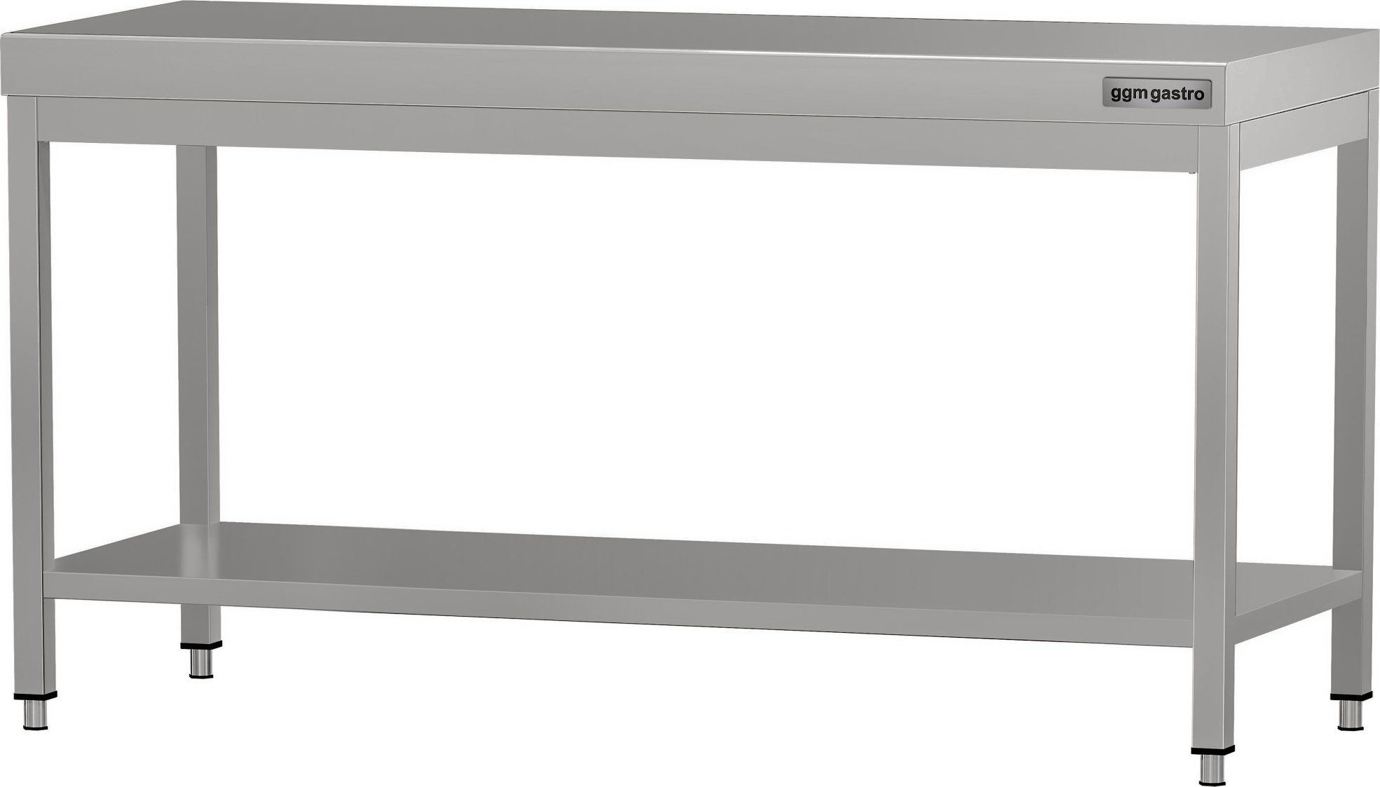Nerezový pracovní stůl ECO - 2000x700 mm - se spodní policí