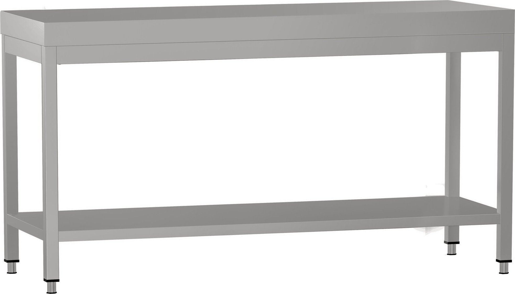 Nerezový pracovní stůl ECO - 2000x700 mm - se spodní policí