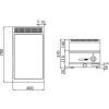Ohrevná vaňa - 1x GN 1/1 vr. podstavby