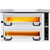 Elektrická pizza pec Power - 4+4 Ø 34 cm - vč. digestoře, podstavce & setu koleček