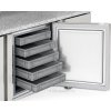 Pizza preparation table PREMIUM PLUS - 2305x800mm - with 2 doors & 2 drawers - incl. refrigerated display case - 10x GN 1/3