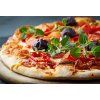 Plynová pizza pec - 9× Ø 25 cm - až 400 °C - Manuální - červená