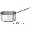 Hrnec s rukojetí (mělký) - Ø 200 mm - výška 90 mm | Hrnec s rukojetí | Hrnec na mléko | Nerezový hrnec