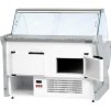 Refrigerated counter - 2000mm - with lighting - Front panel red