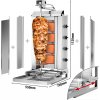 Gyros/ doner kebab gril - 4 hořáky (pohyblivé) - max. 60 kg - včetně ochranné desky a křídlových dvířek