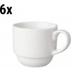 (6 kusů) BUDGETLINE - Šálek kávy Mammoet - 20 cl - Bílá