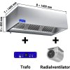 Digestoř 1,4 m - s motorem, ovladačem, filtrem a světlem- hloubka 1400 mm